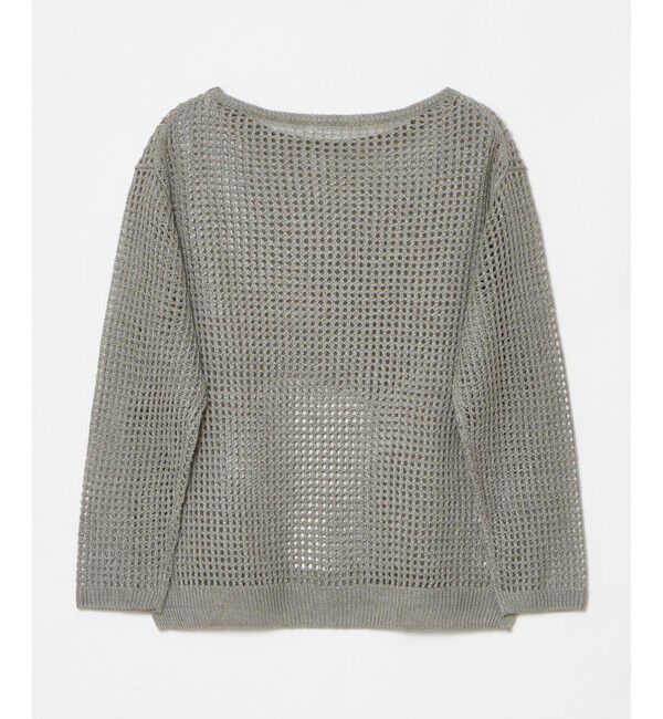 allureville「リネンコードメッシュプルオーバー」|ニット・セーター|