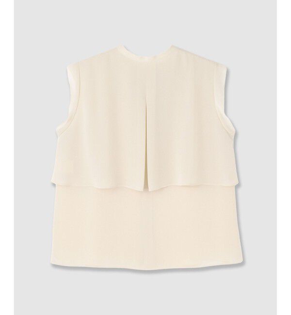 allureville「ジョーゼットオーバーラップブラウス」|シャツ・ブラウス|