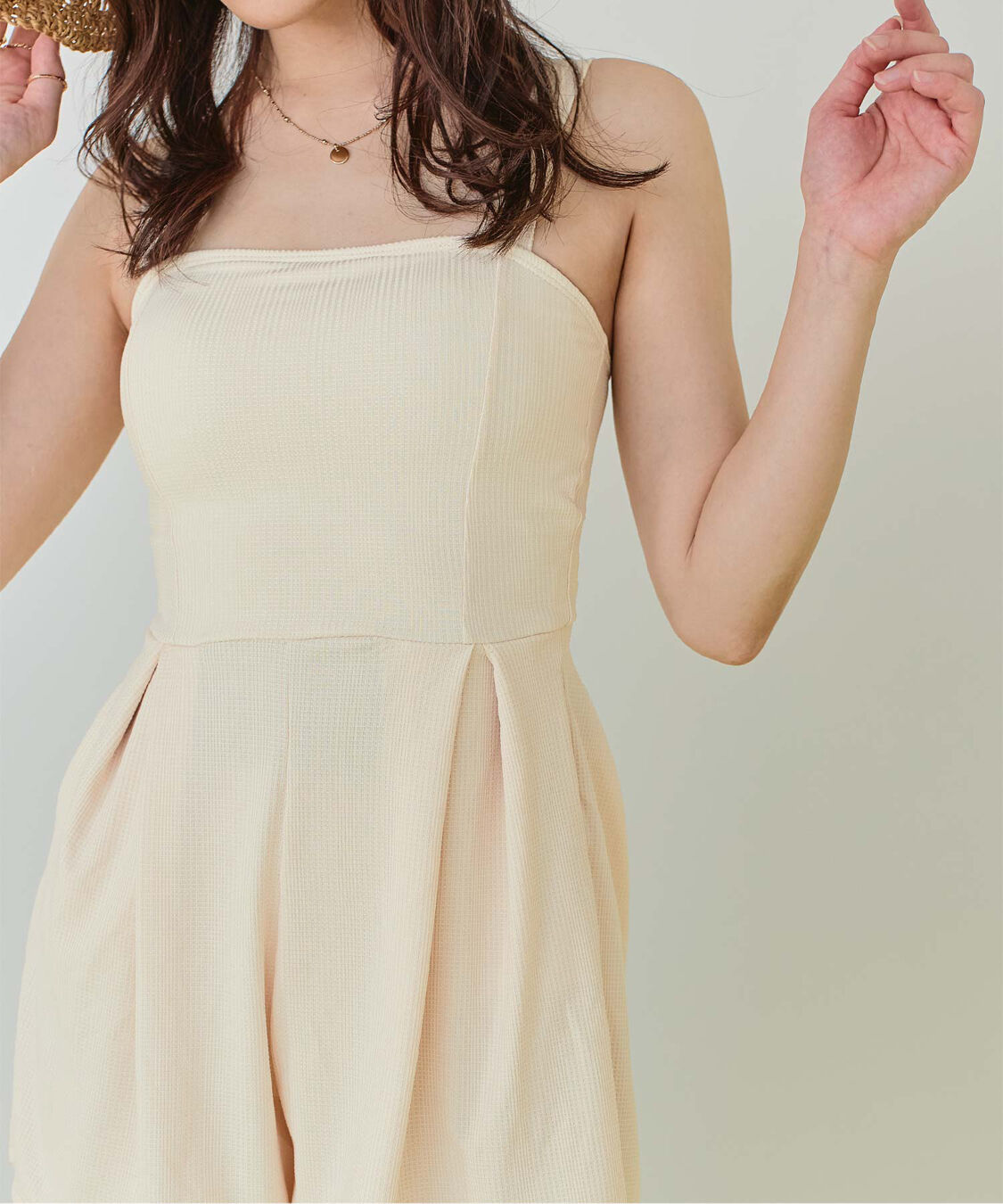 SEA DRESS「チェック素材ロンパース/ワンピース/セット水着」|コンビネゾン|