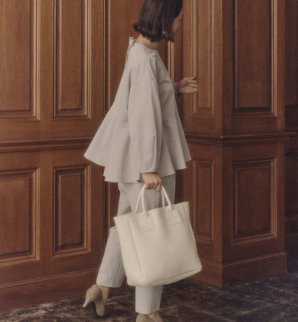  「【Du noir】バックリボンペプラムブラウス+スラックスパンツセット」|その他|