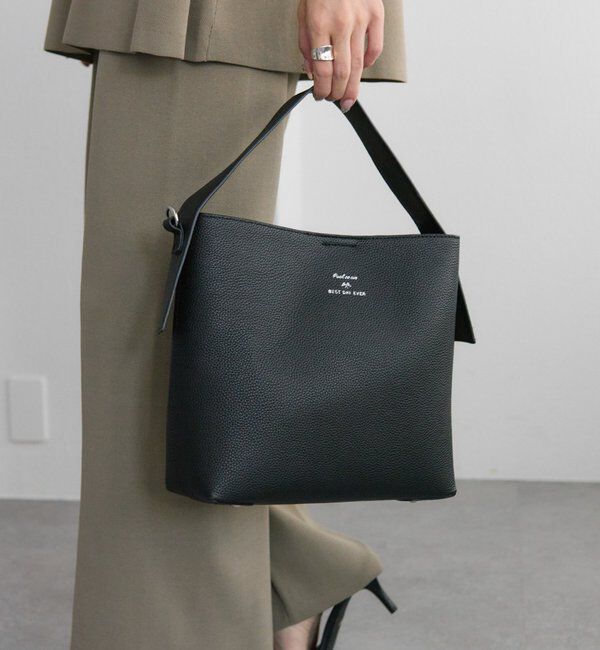  「【＠sein___000監修】【本革】レザー2WAY ショルダーBAG」|ショルダー・メッセンジャー|ブラック