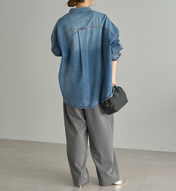  「【リバイバル/WEB限定】ツータックスラックスパンツ」|スラックス|