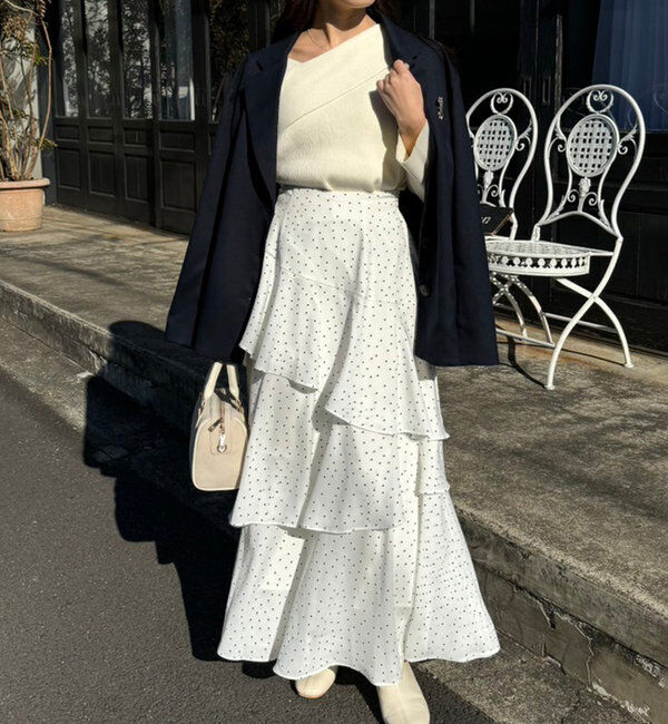  「【カラー豊富】アシンメトリーニット」|ニット・セーター|