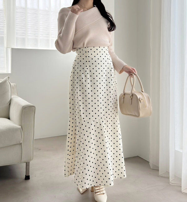  「【カラー豊富】アシンメトリーニット」|ニット・セーター|