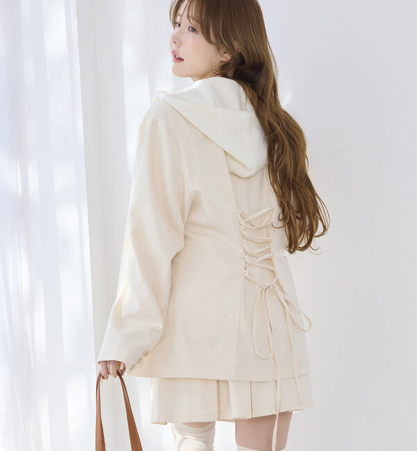  「プレート付プリーツミニスカート」|スカート|