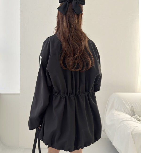  「サイドラインリボンブルゾン」|ダウンベスト・ベスト|