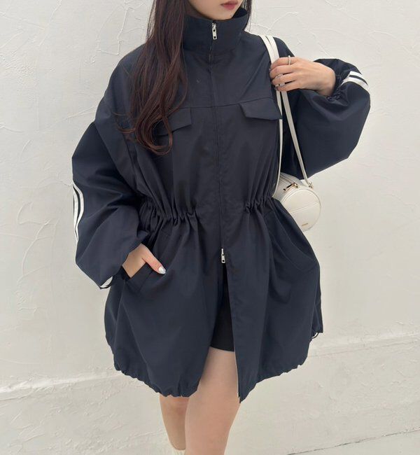  「サイドラインリボンブルゾン」|ダウンベスト・ベスト|