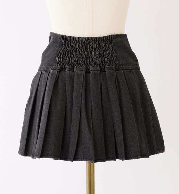  「チャーム付きイレヘムプリーツスカート/S・Mサイズ展開」|スカート|