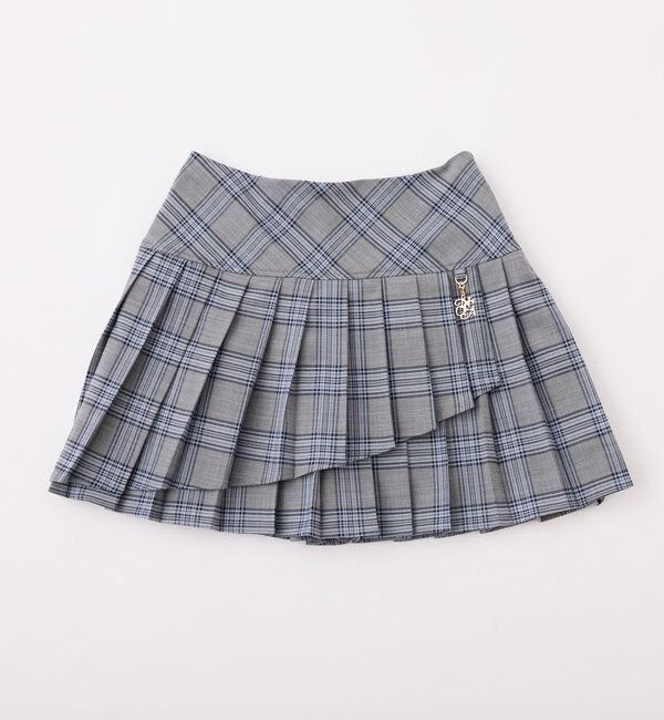  「チャーム付きイレヘムプリーツスカート/S・Mサイズ展開」|スカート|