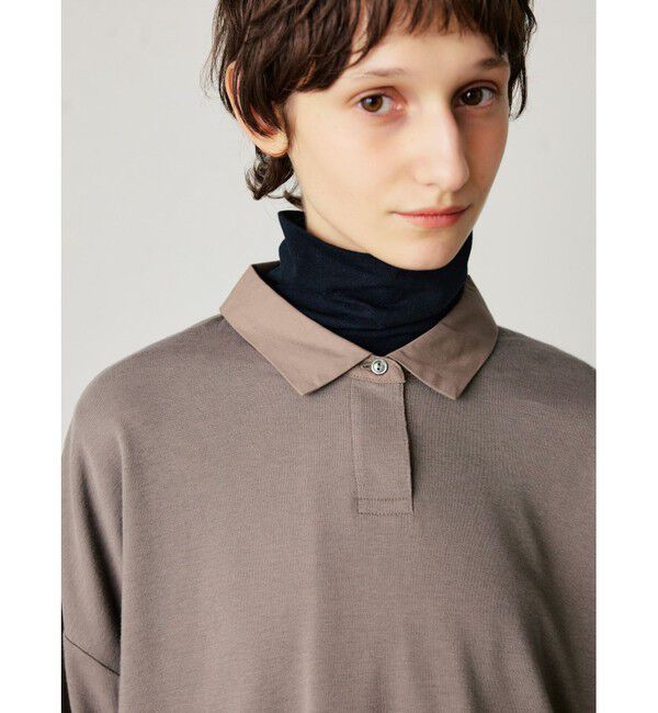 MidiUmi「MidiUmi ポロカラープルオーバー」|Tシャツ・カットソー|