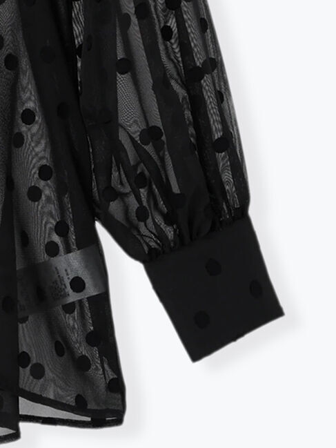 Te chichi「ドットシアージャカードボウタイブラウス」|シャツ・ブラウス|