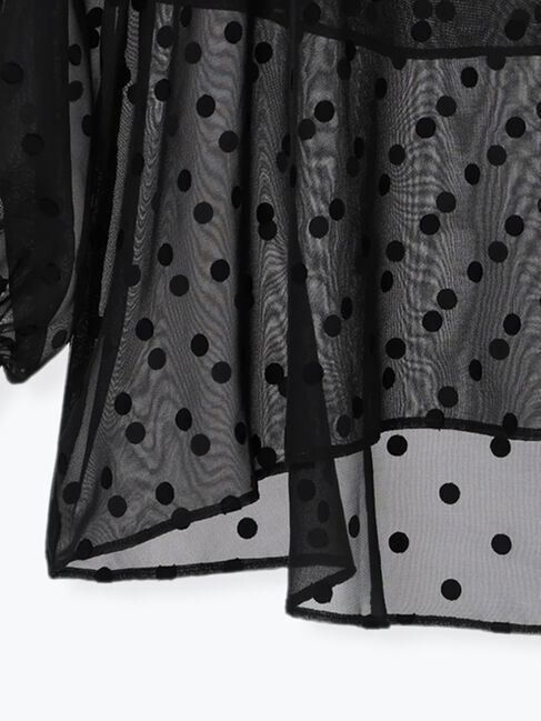 Te chichi「ドットシアージャカードボウタイブラウス」|シャツ・ブラウス|