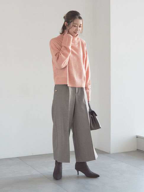 Te chichi「【宮本茉由着用】前後2WAYネックデザインプルオーバー」|ニット・セーター|