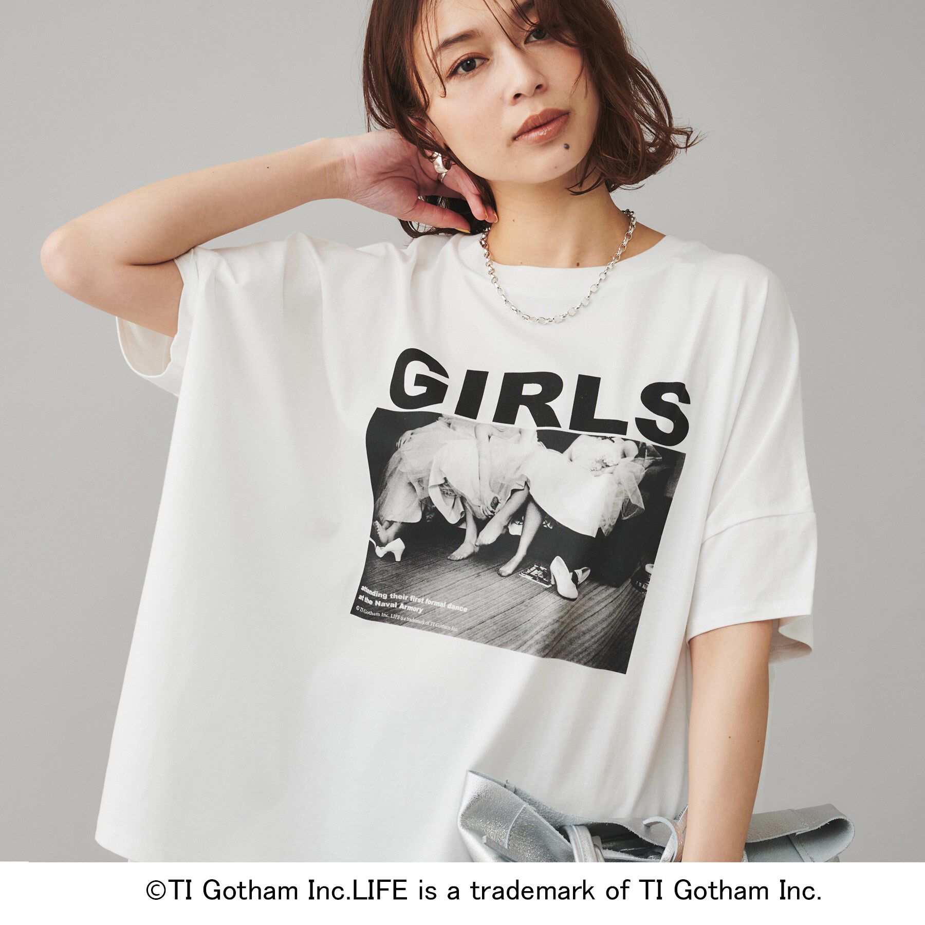 UNTITLED「【LIFE PICTURE COLLECTION&times;GOOD ROCK SPEED】 フォトTシャツ」|Tシャツ・カットソー|ホワイト(001)