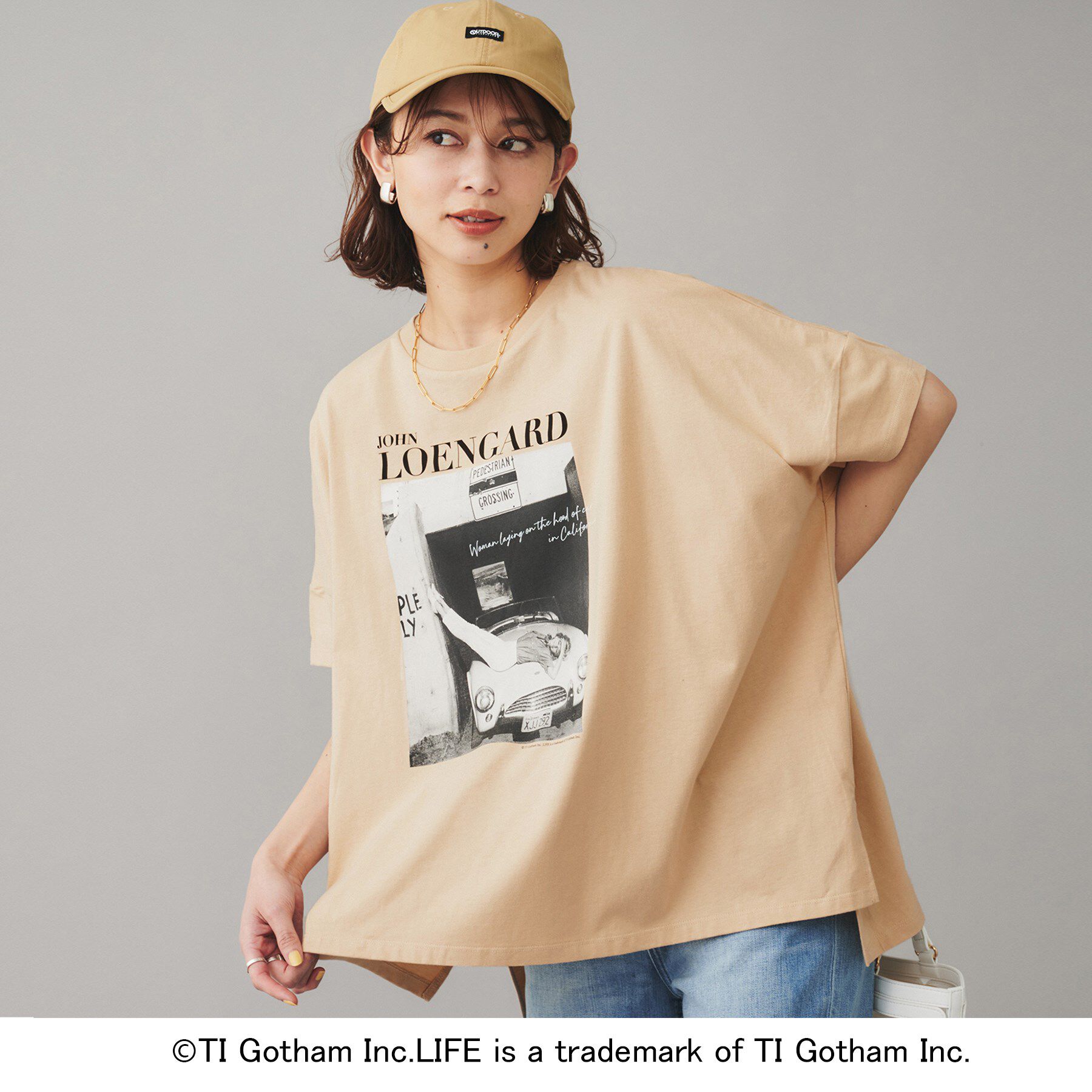 UNTITLED「【LIFE PICTURE COLLECTION&times;GOOD ROCK SPEED】 フォトTシャツ」|Tシャツ・カットソー|ベージュ(052)