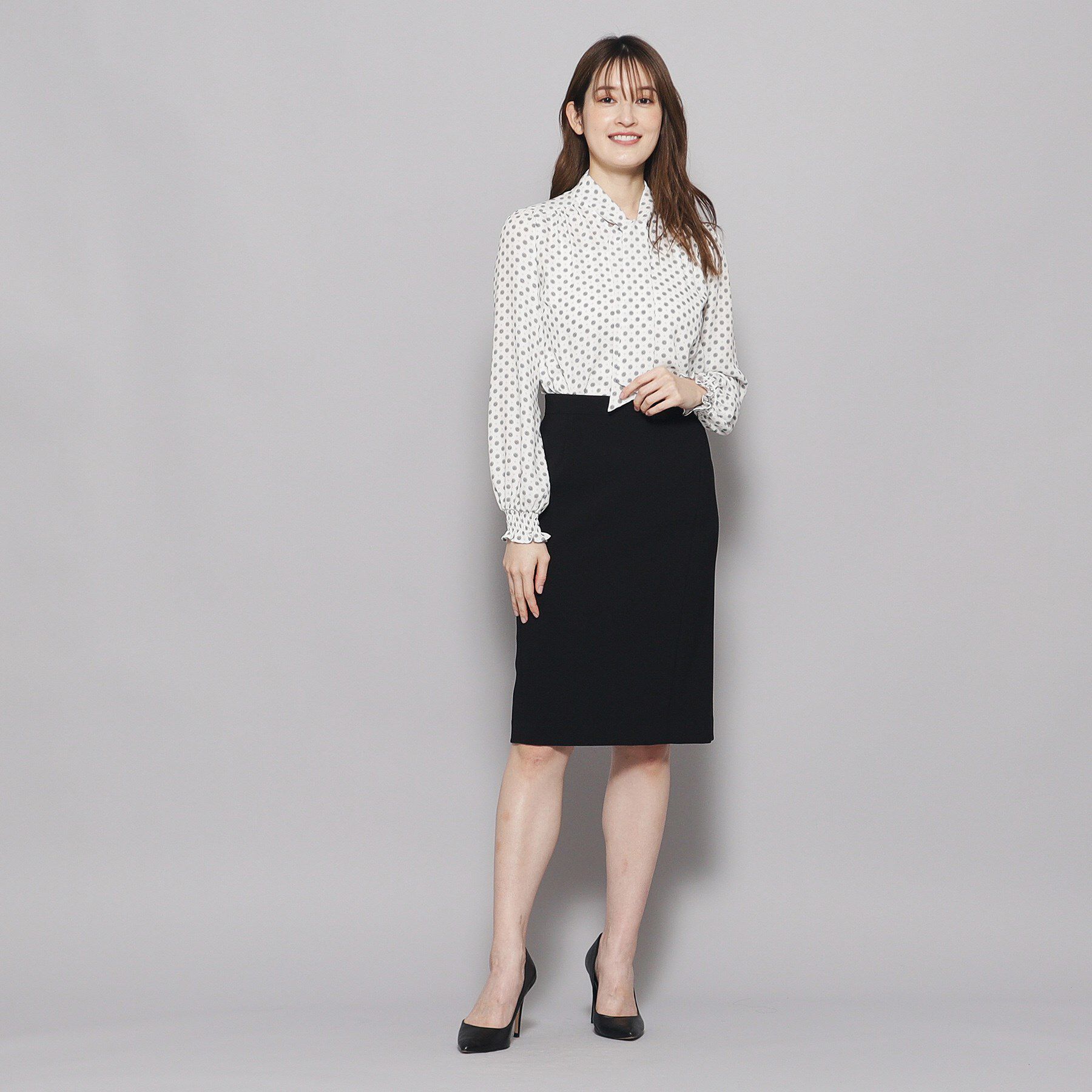 COUP DE CHANCE「【洗える】ボウタイブラウス」|シャツ・ブラウス|