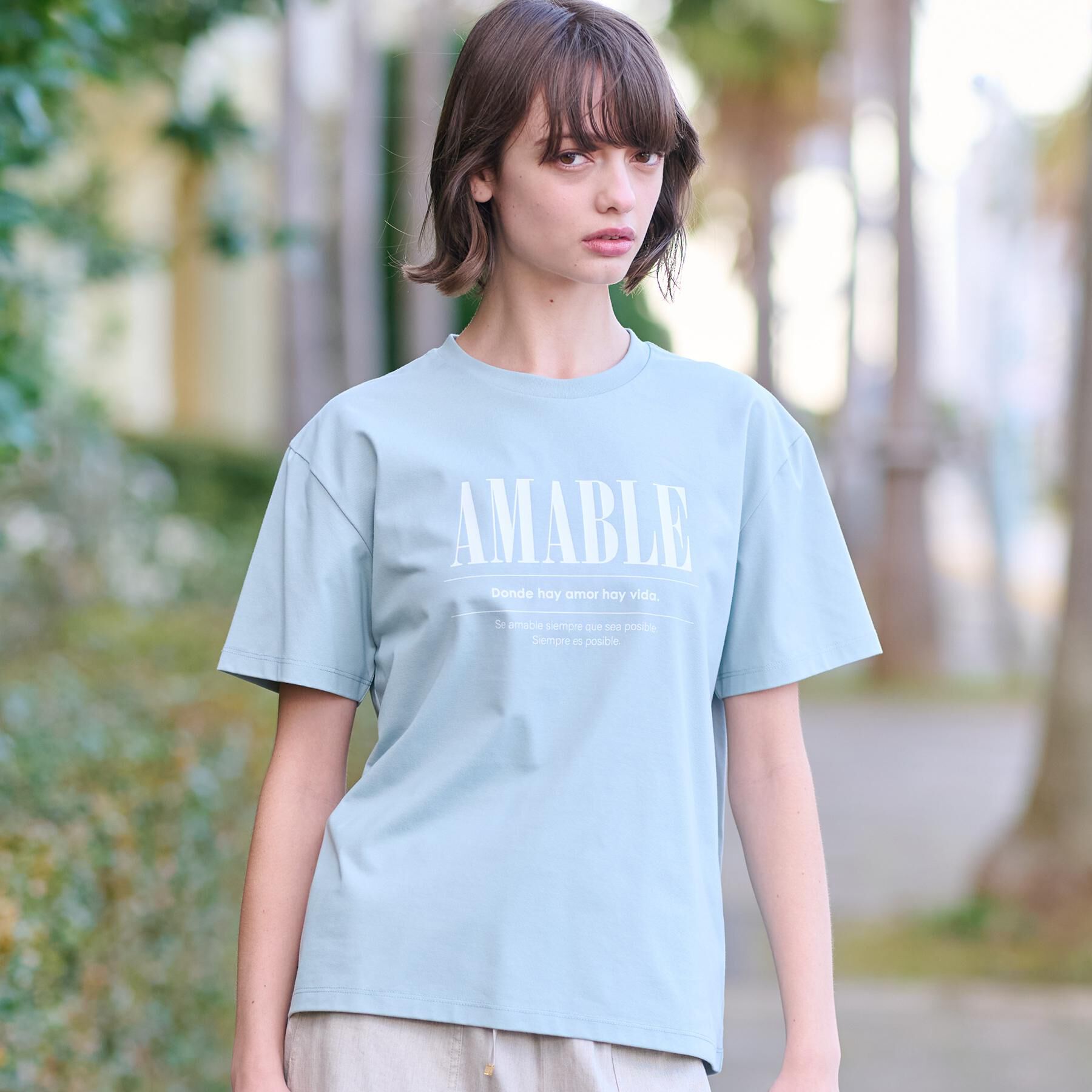 DRESSTERIOR「【接触冷感/UVカット】バックブリーズテックロゴTシャツ」|Tシャツ・カットソー|