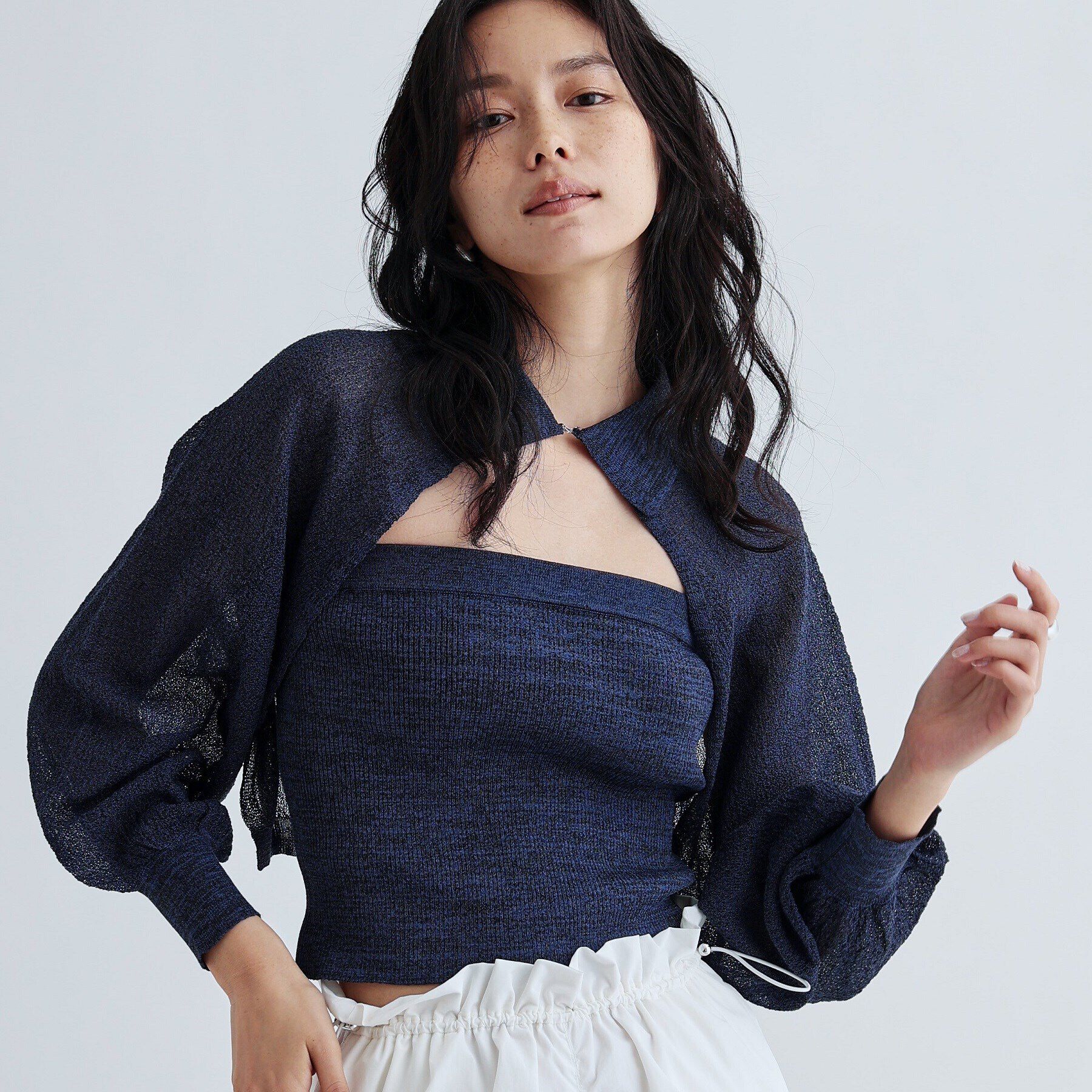 GALLEST「ビスチェポロアンサンブル」|その他|ブルー(093)