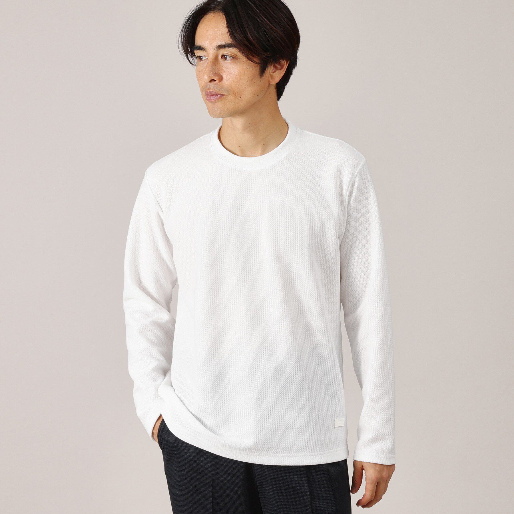 TAKEO KIKUCHI「尾州ラッセル プルオーバー」|Tシャツ・カットソー|