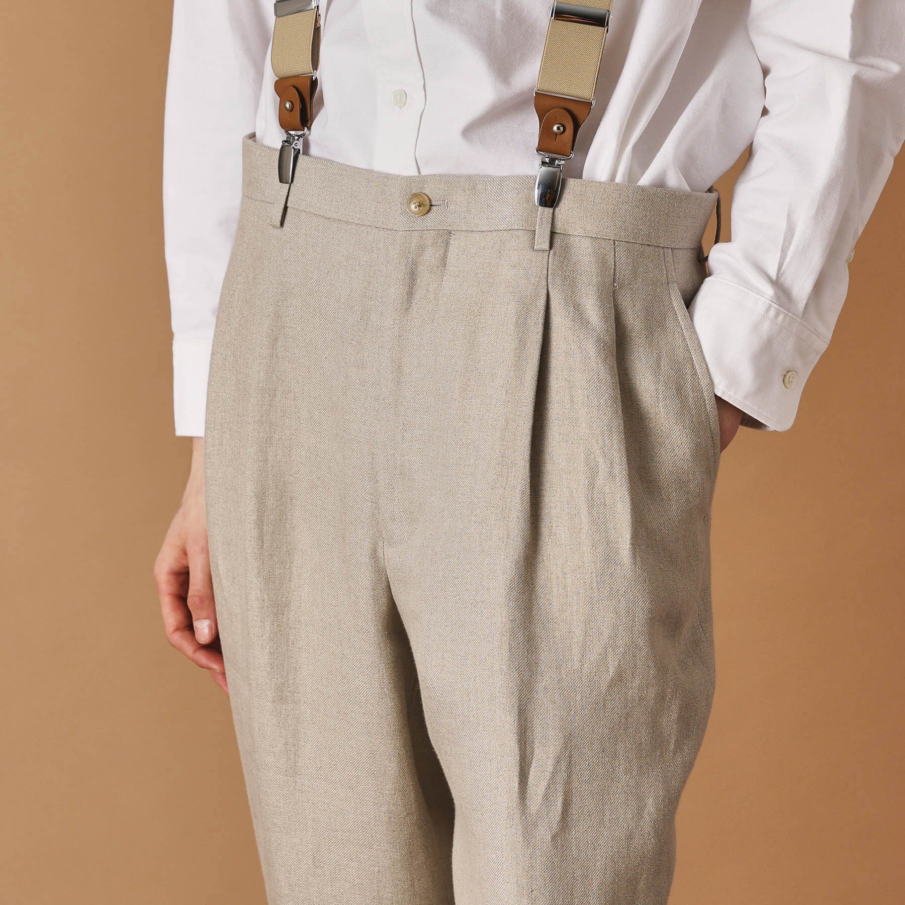 40CARATS&525「リネン ワイドスラックス」|その他|