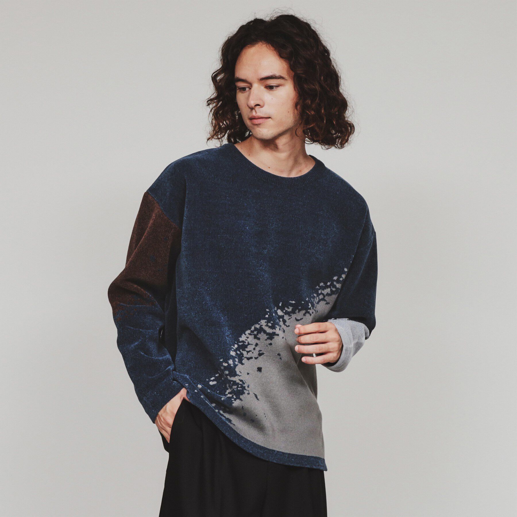 tk.TAKEO KIKUCHI「アソートモールニット」|ニット・セーター|