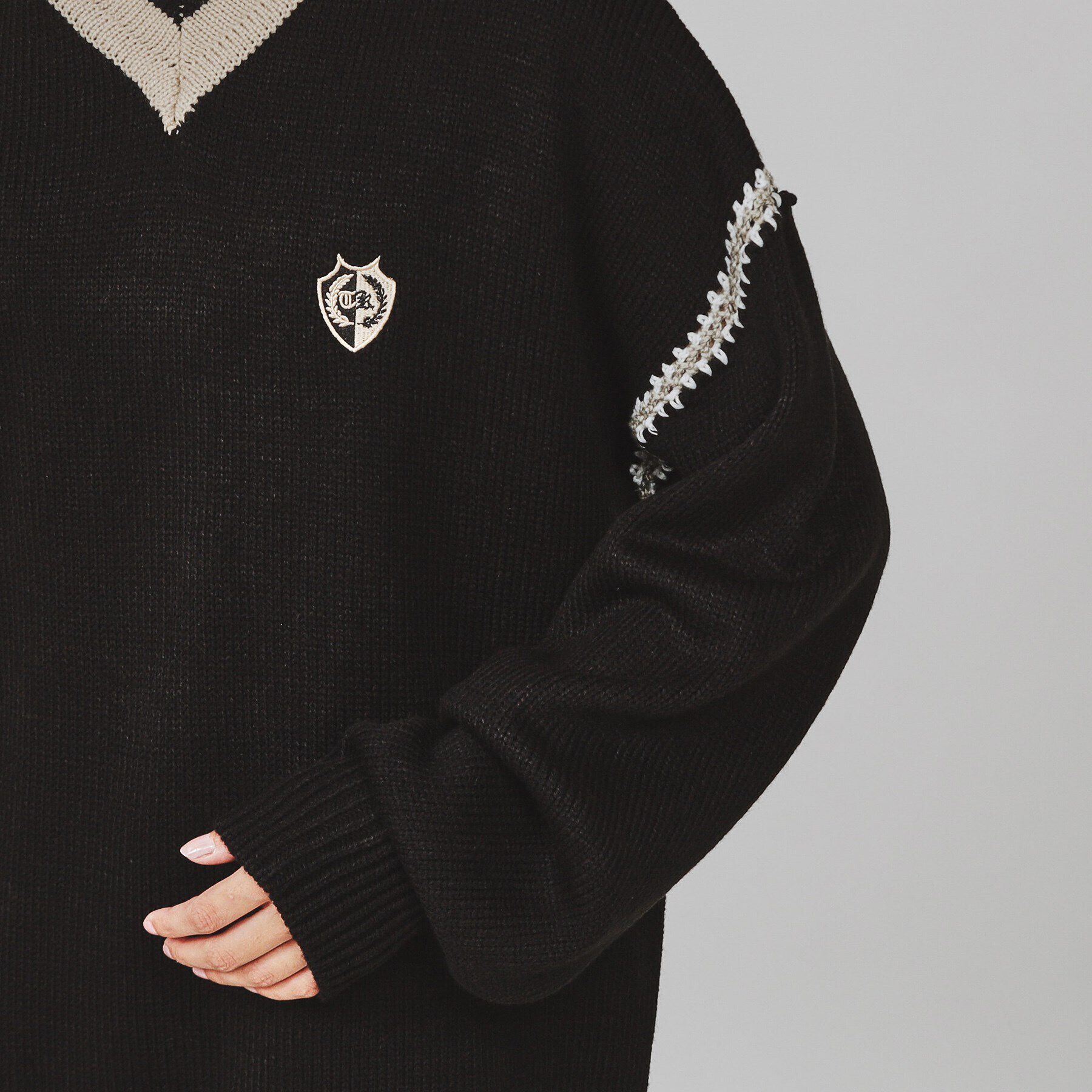 tk.TAKEO KIKUCHI「チルデンハンドステッチニット」|ニット・セーター|