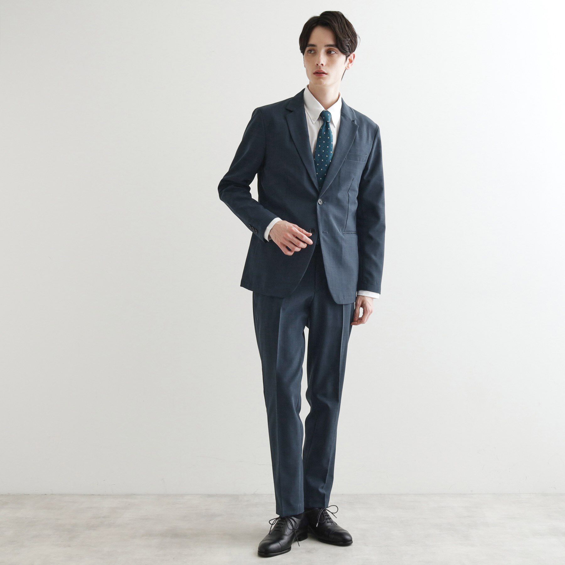 tk.TAKEO KIKUCHI「【WEB限定 マシンウォッシャブル】機能性エアリードライセットアップ/シングルジャケット&テーパード」|スーツ|