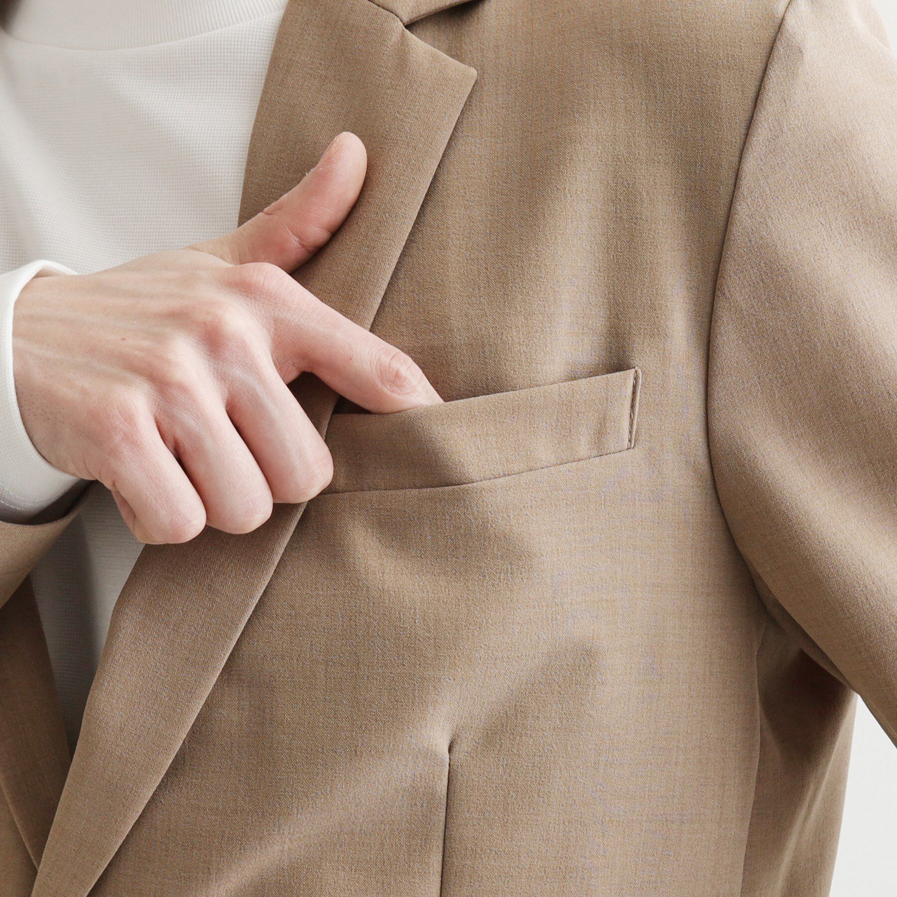 tk.TAKEO KIKUCHI「【WEB限定 マシンウォッシャブル】機能性エアリードライセットアップ/シングルジャケット&テーパード」|スーツ|