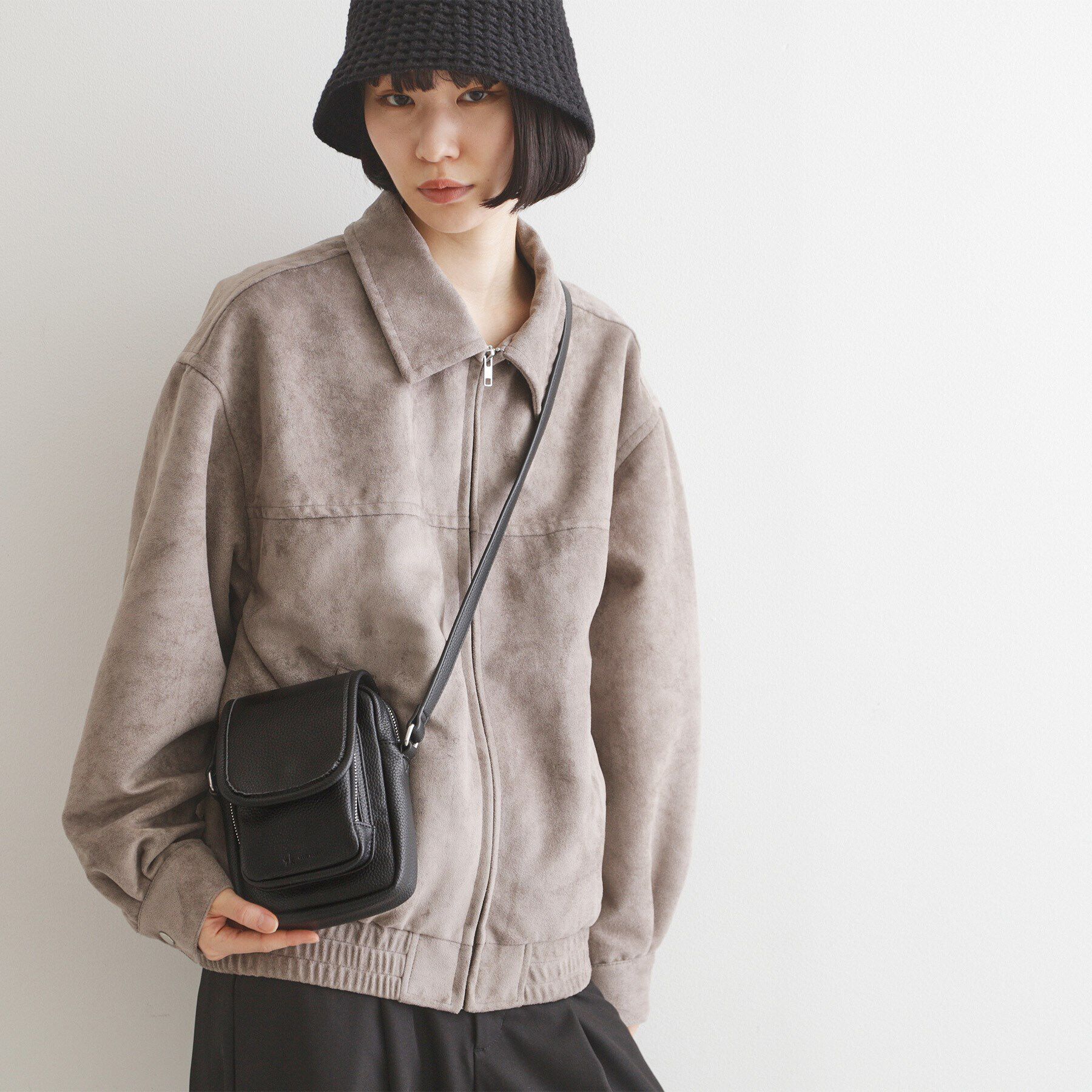 tk.TAKEO KIKUCHI「フラップミニショルダー」|ショルダー・メッセンジャー|ブラック(119)