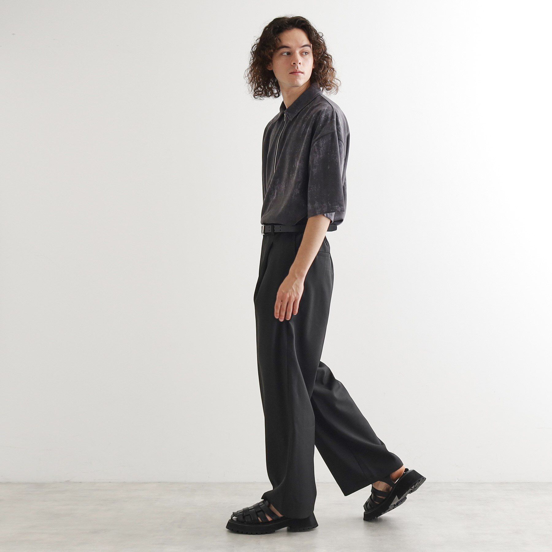 tk.TAKEO KIKUCHI「リネンタッチ バレルスラックス」|その他|