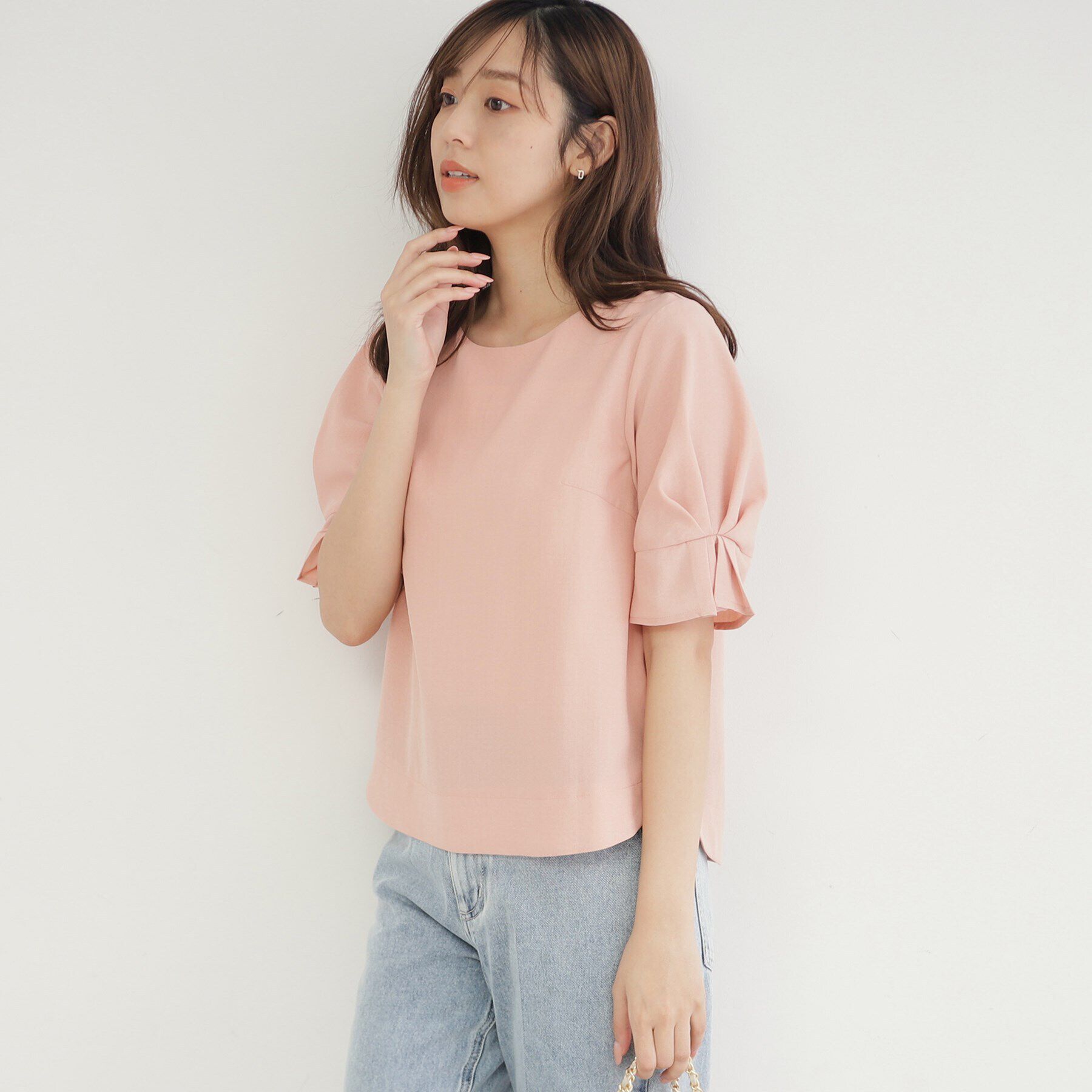 index「《新色追加》タックスリーブブラウス【洗濯機洗い可/吸水速乾/防シワ/抗ピル】」|シャツ・ブラウス|