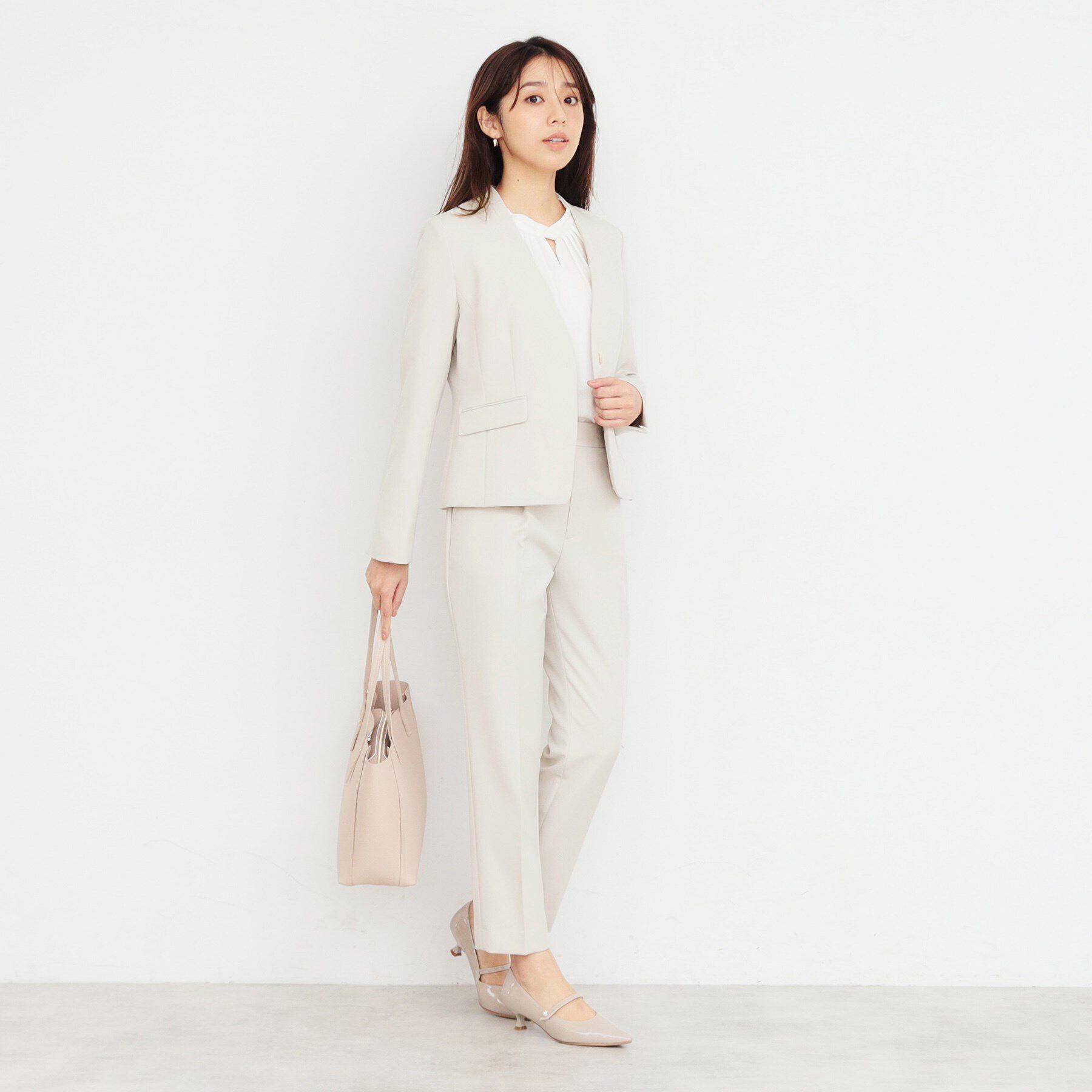 index「ストレッチテーパードパンツ/セットアップ対応 【洗濯機洗い可/防シワ/イージーアイロン】」|その他|