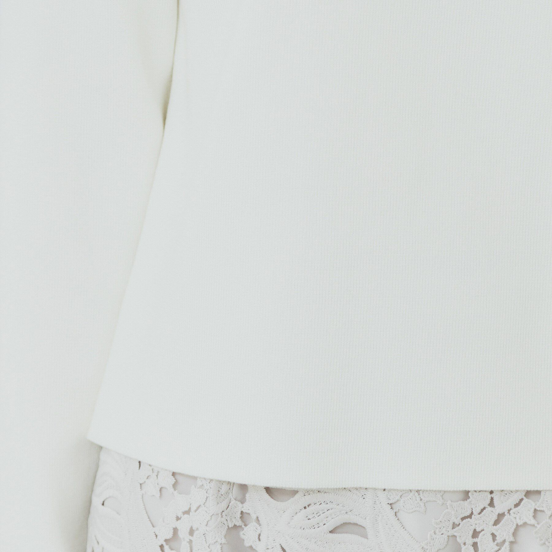 index「アシメリボンカラーニット【洗濯機洗い可】」|ニット・セーター|