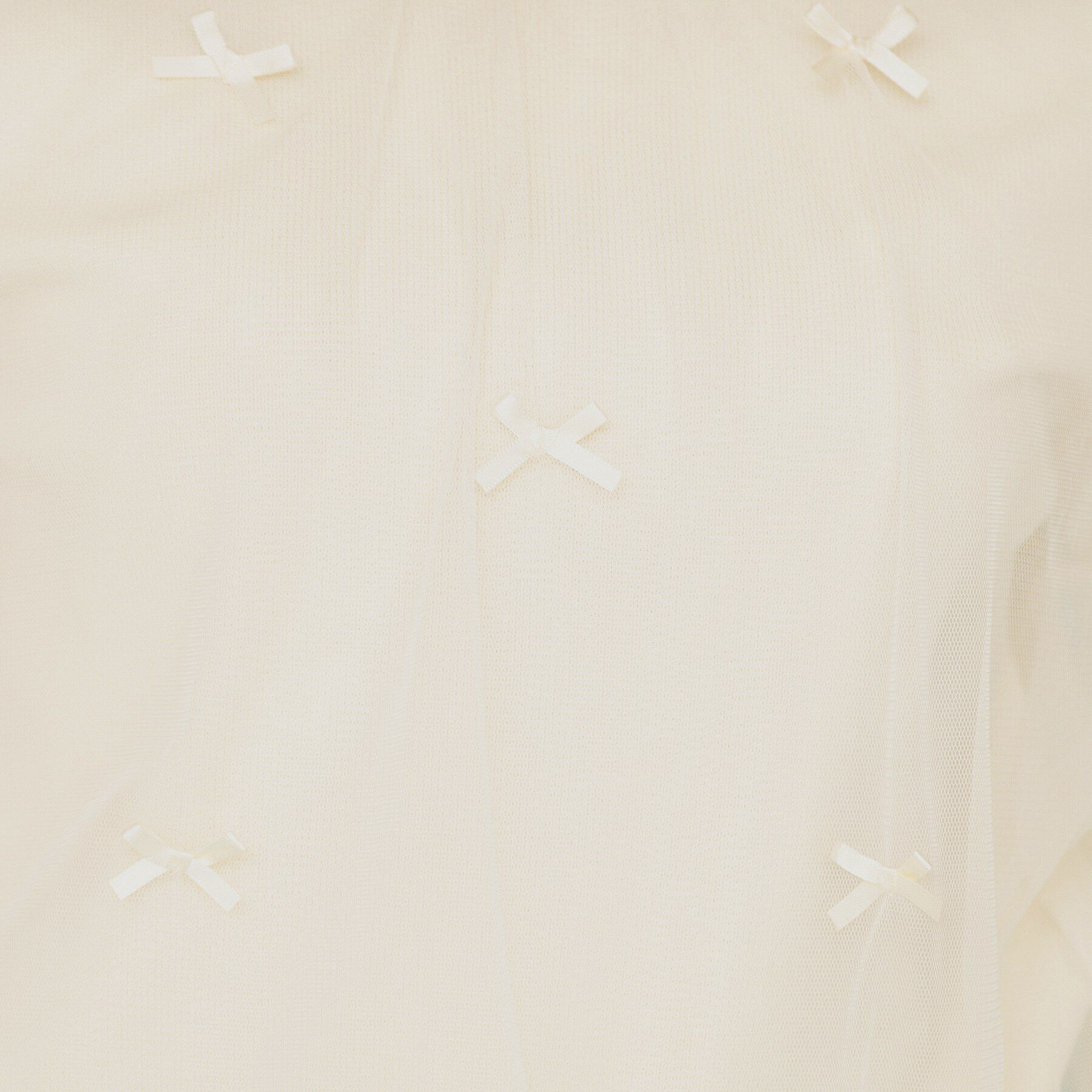 index「チュールレイヤードリボントップス【洗濯機洗い可】」|Tシャツ・カットソー|