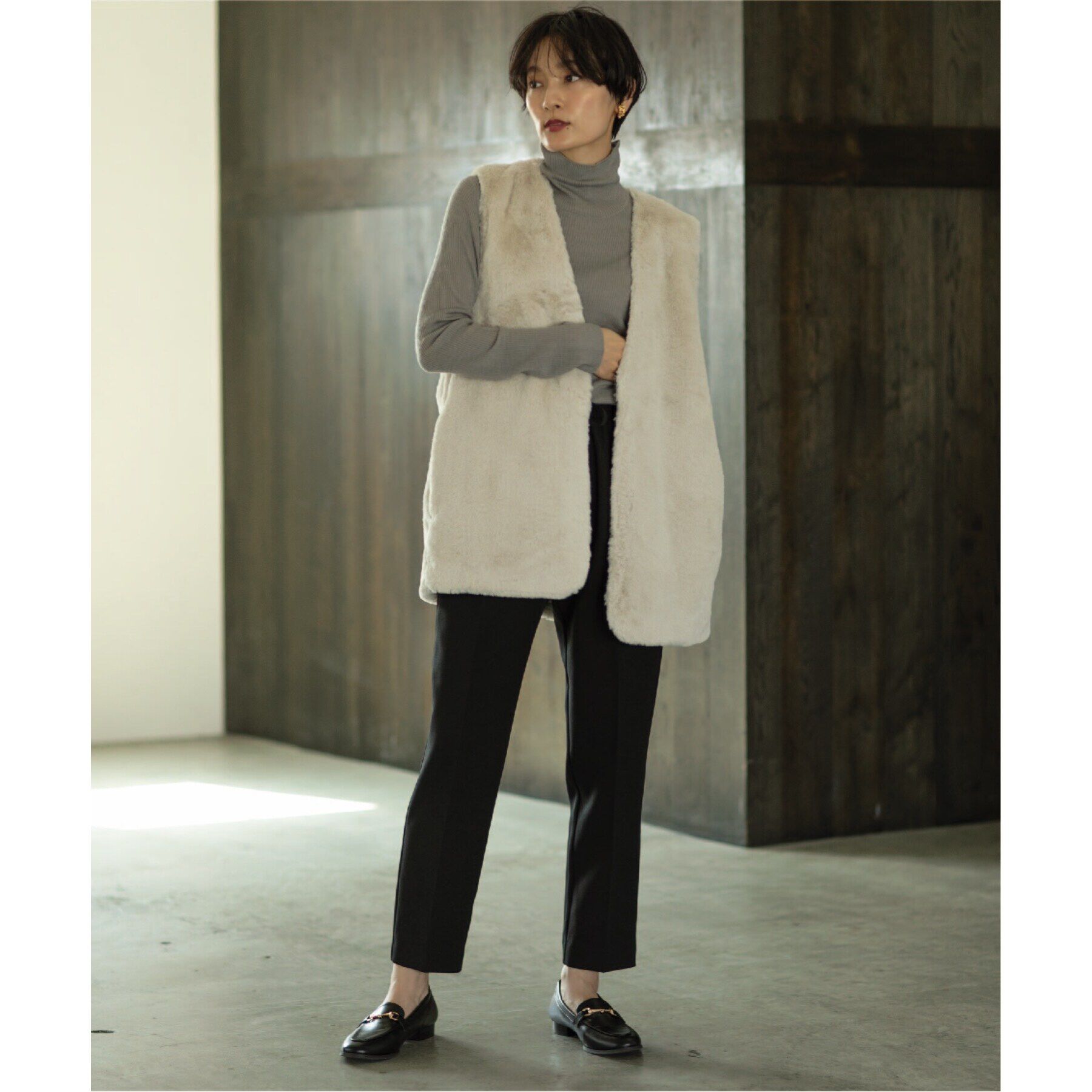 OPAQUE.CLIP「ネオサーモ（R） イージーテーパードパンツ【洗濯機洗い可／ストレッチ／イージーケア／蓄熱保温効果】」|その他|