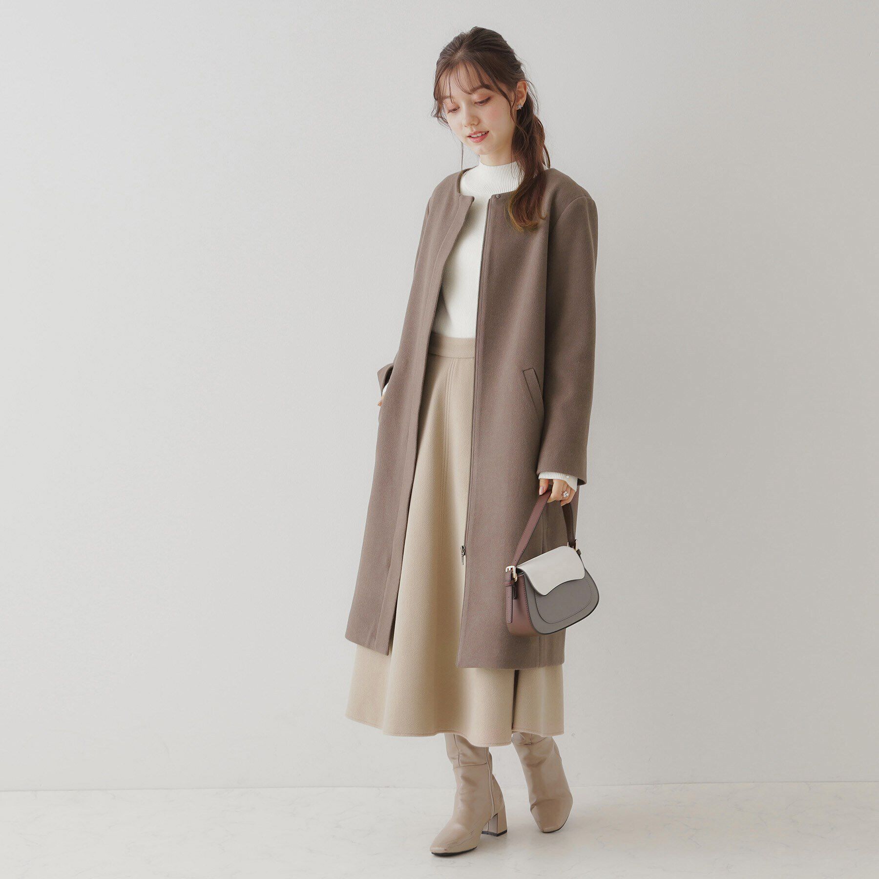 Couture broach「フードフェイクファーマルチウェイコート」|その他|