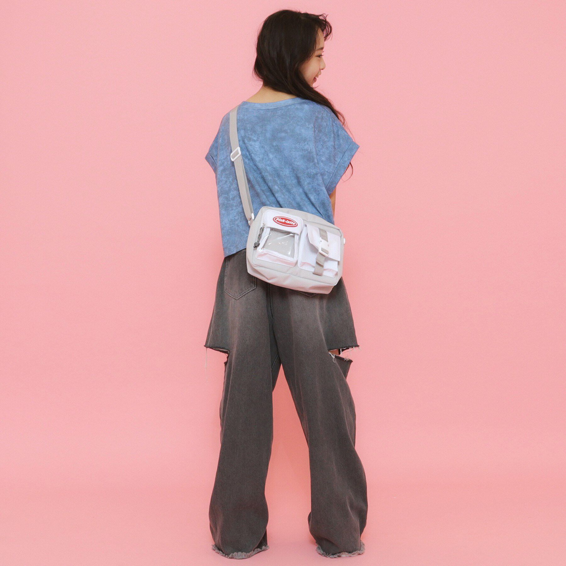 PINK-latte「2ポケットショルダーバッグ」|ショルダー・メッセンジャー|