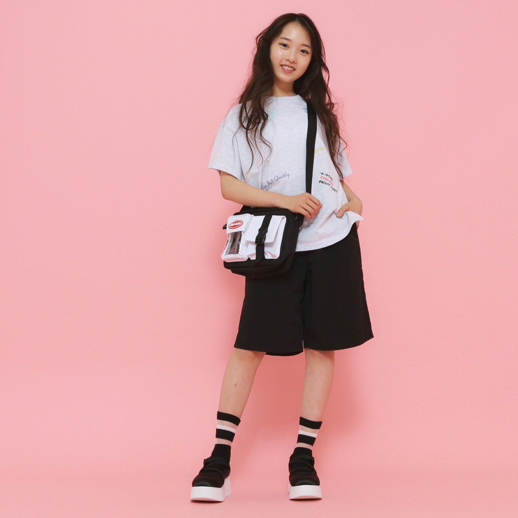 PINK-latte「2ポケットショルダーバッグ」|ショルダー・メッセンジャー|