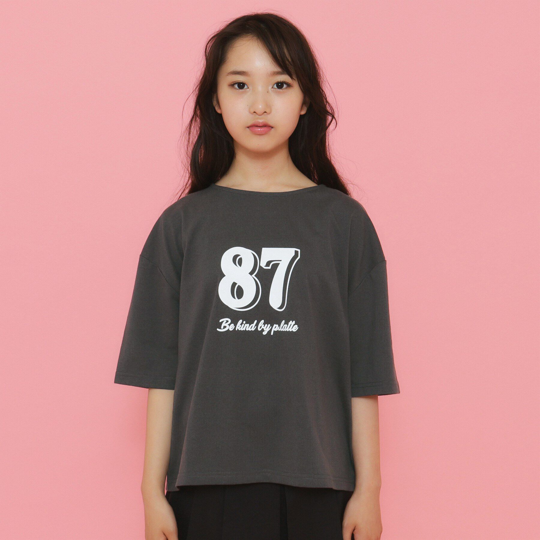 PINK-latte「【セットアイテム】チュールレイヤードTシャツセット」|Tシャツ・カットソー|