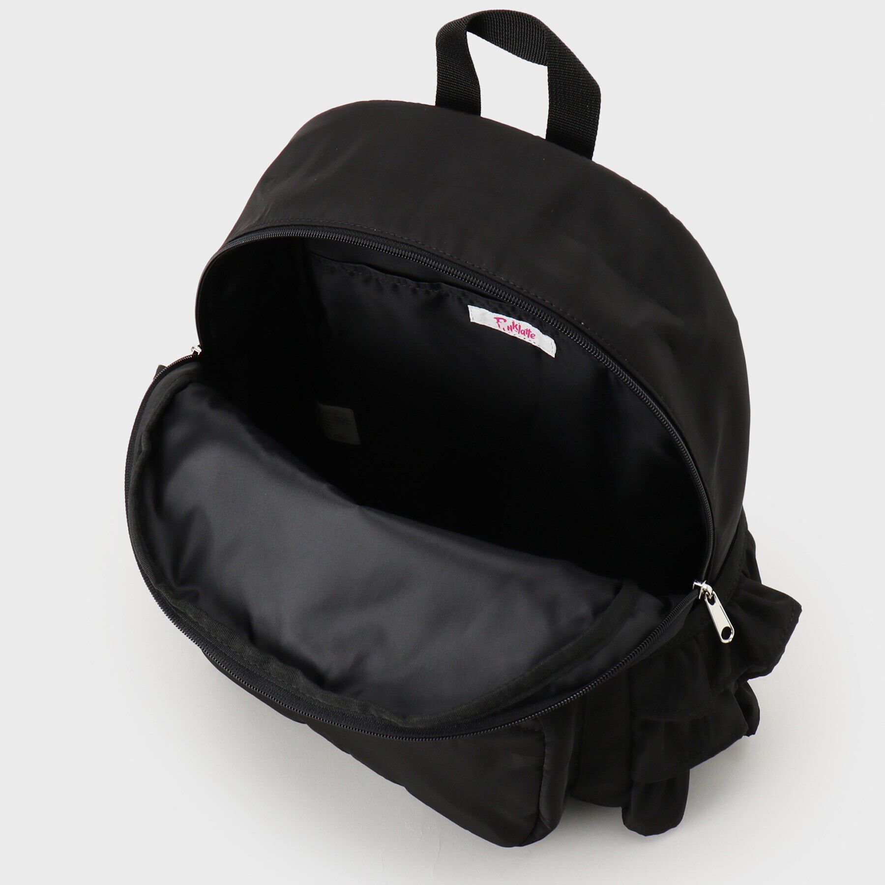 PINK-latte「【容量約15L】フリルリュック」|リュック|