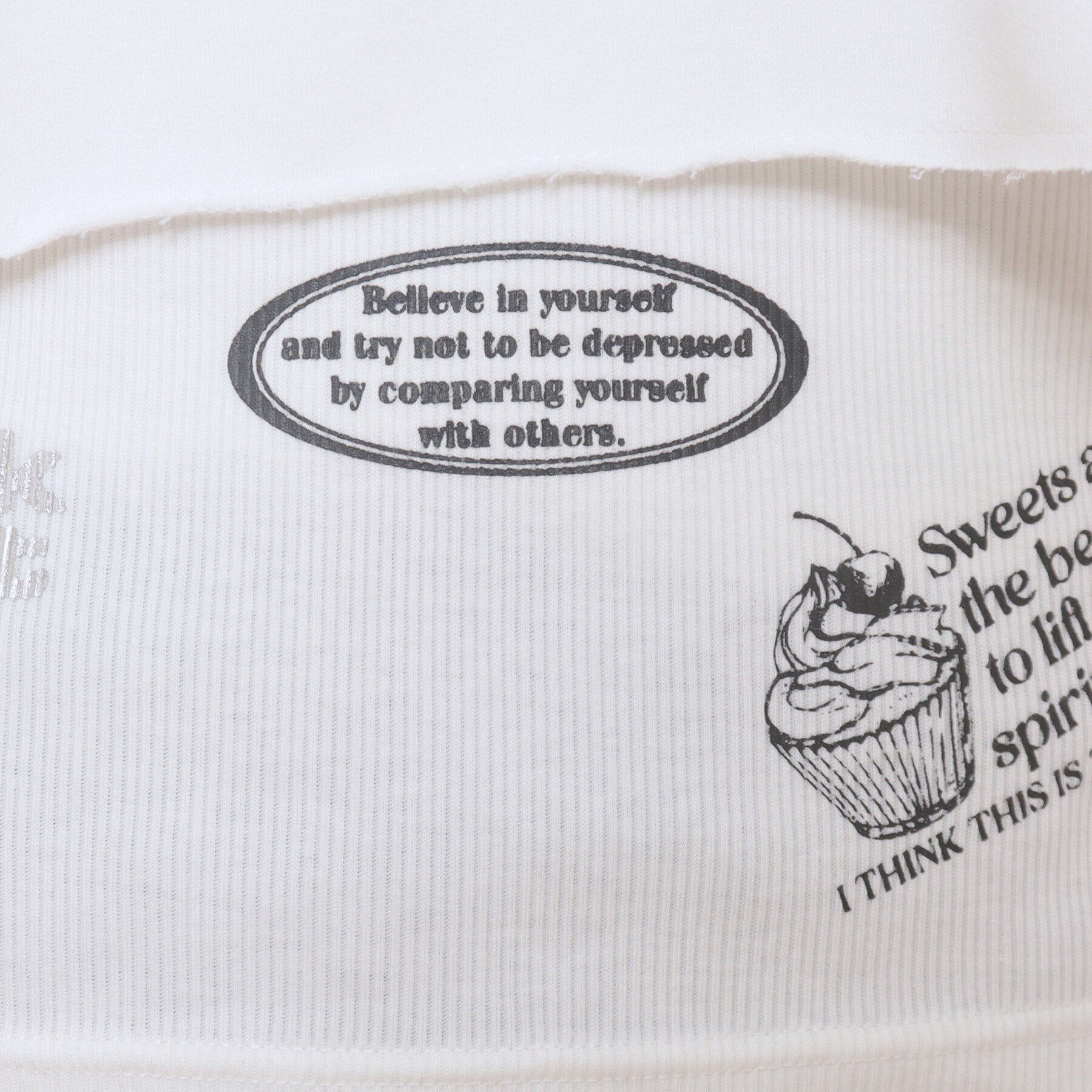 PINK-latte「【130cmあり／セットアイテム】レイヤード トップス」|その他|