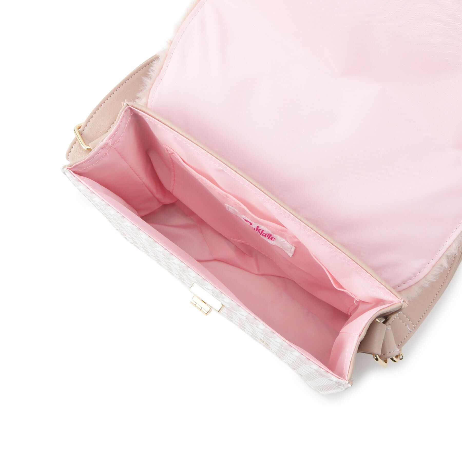 PINK-latte「ファー千鳥ショルダー」|ショルダー・メッセンジャー|