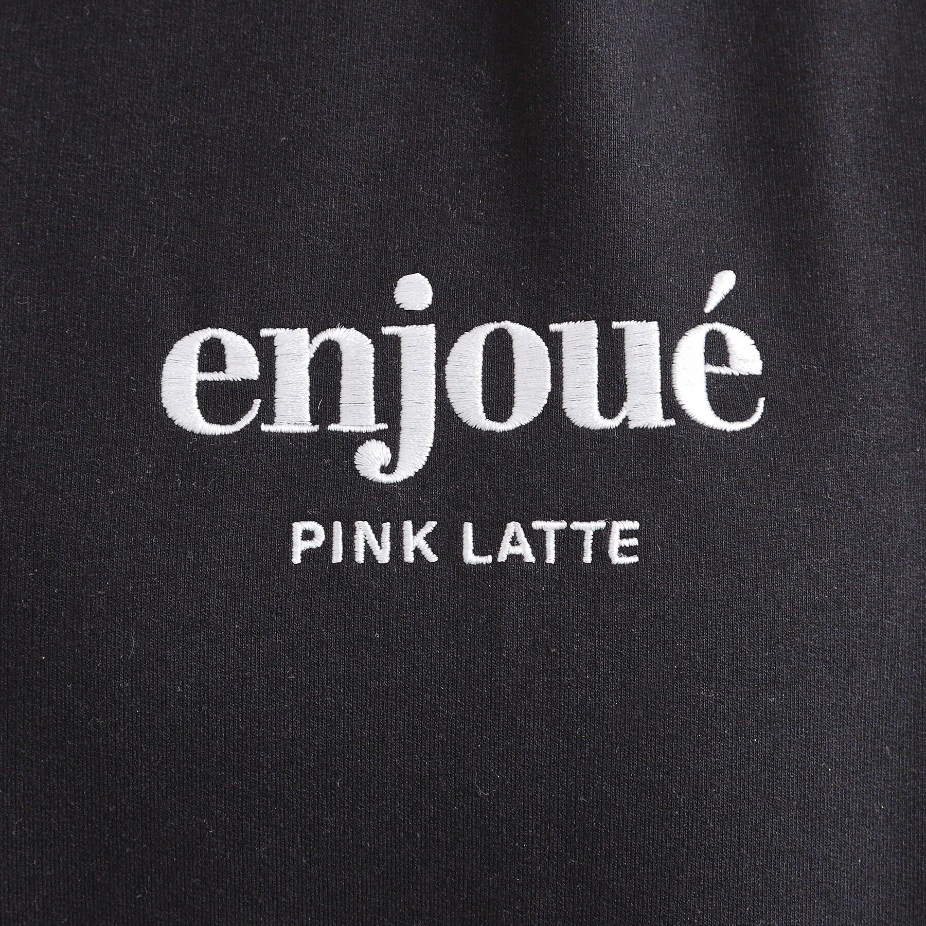 PINK-latte「ミニ裏レースパーカワンピース」|ワンピース|