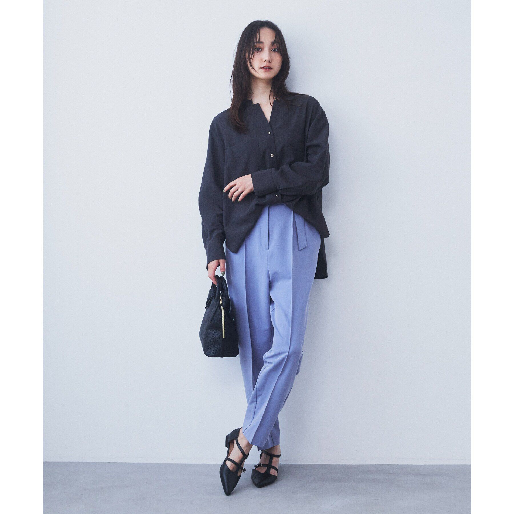 THE SHOP TK「【美シルエット/スタイルUP】ベルト付テーパードパンツ/洗える」|その他|