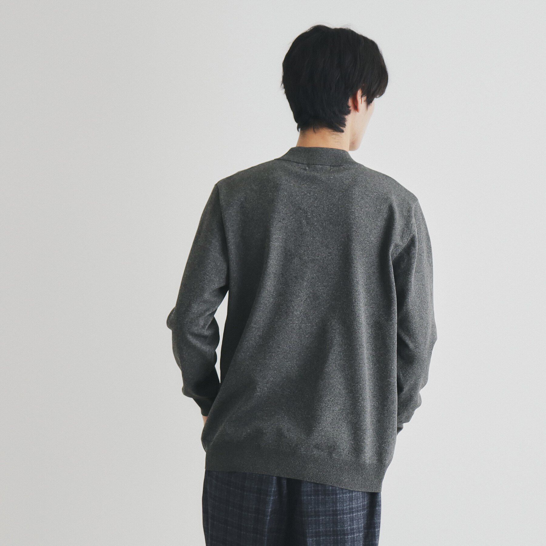 THE SHOP TK「ライトポリモックネック」|ニット・セーター|