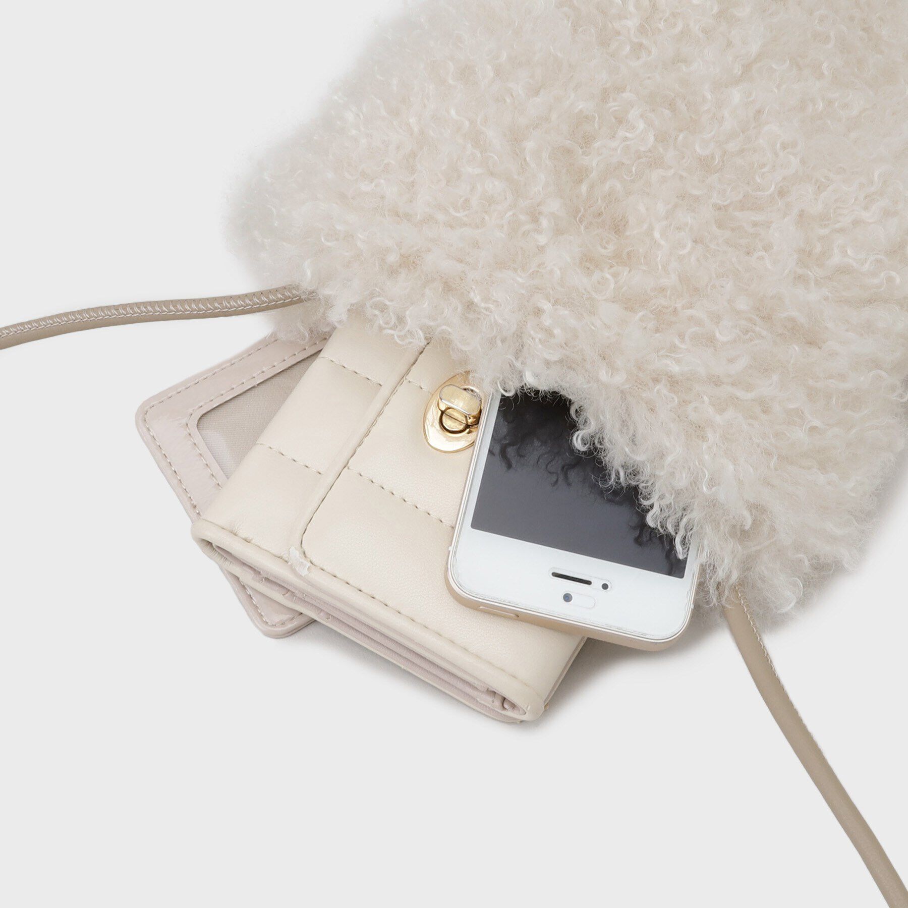 THE SHOP TK「ファーアソートミニショルダー」|ショルダー・メッセンジャー|