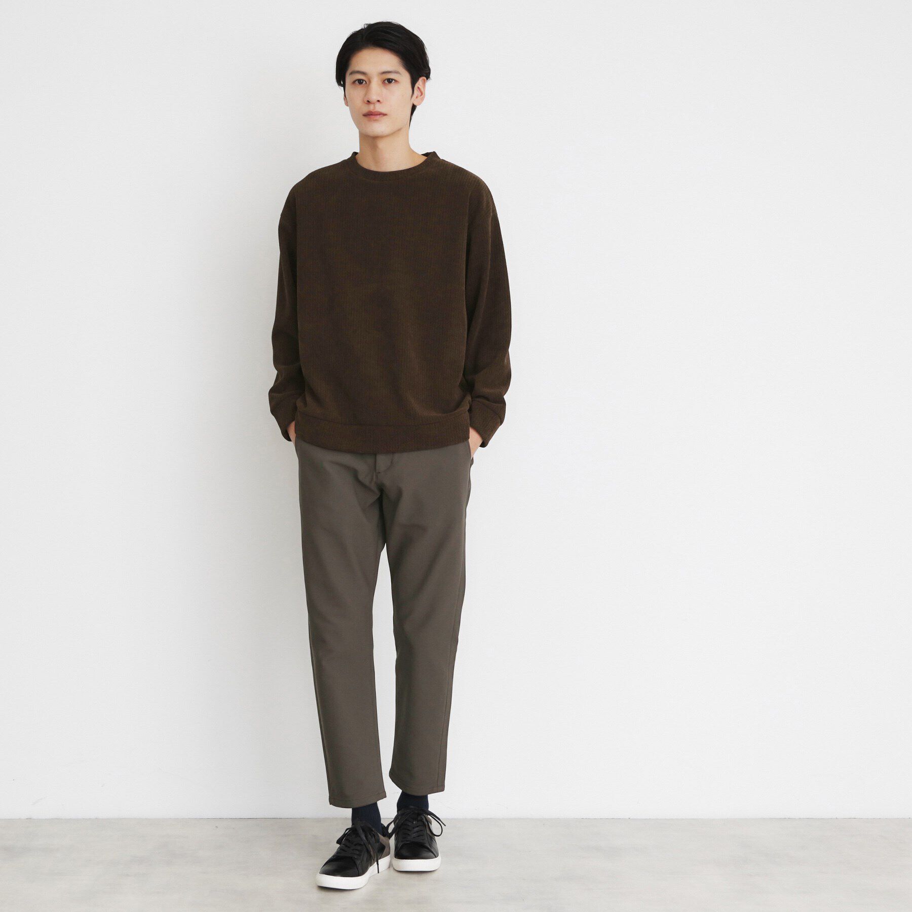 THE SHOP TK「ジャカードモールボアプルオーバー」|Tシャツ・カットソー|