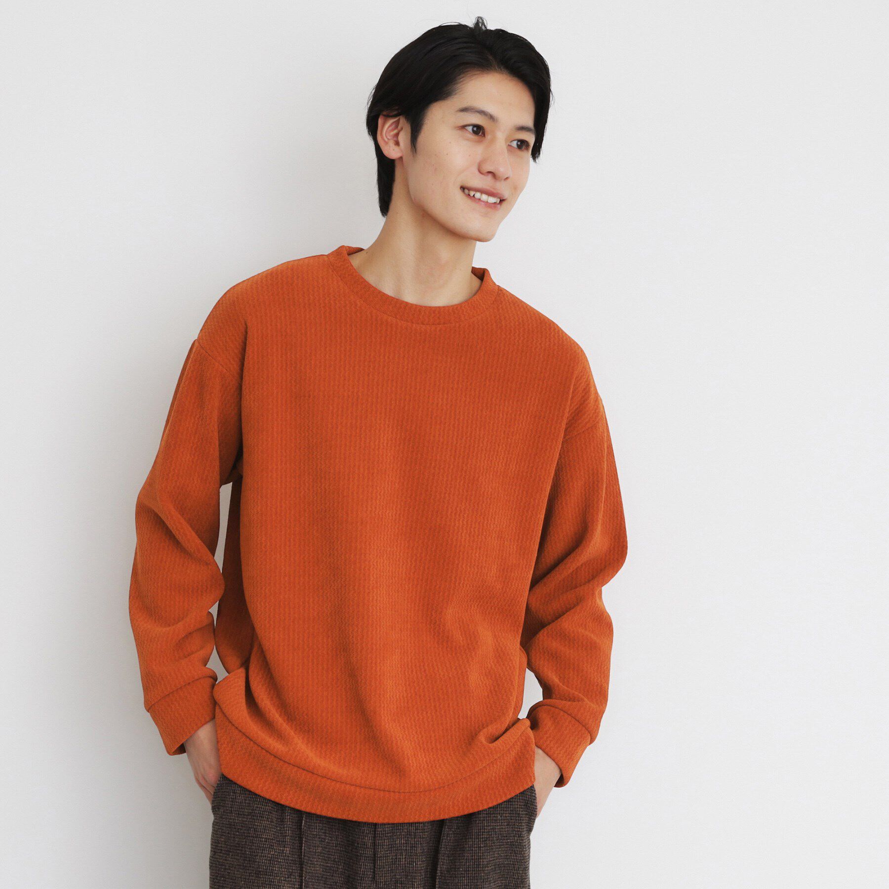 THE SHOP TK「ジャカードモールボアプルオーバー」|Tシャツ・カットソー|