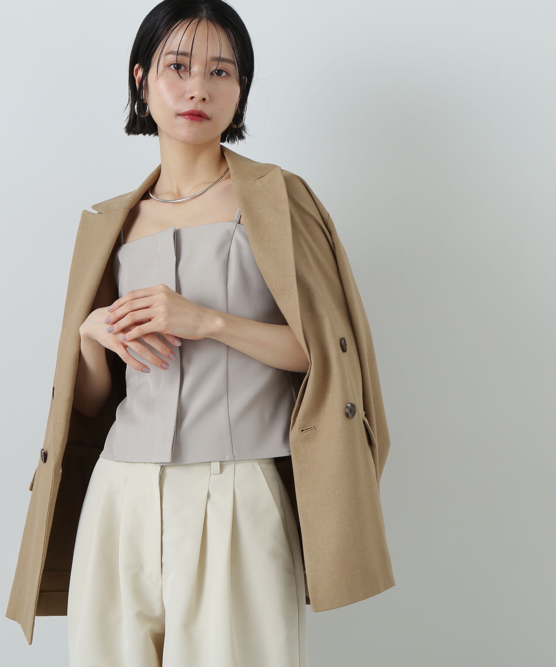  「ビスチェキャミトップ」|シャツ・ブラウス|