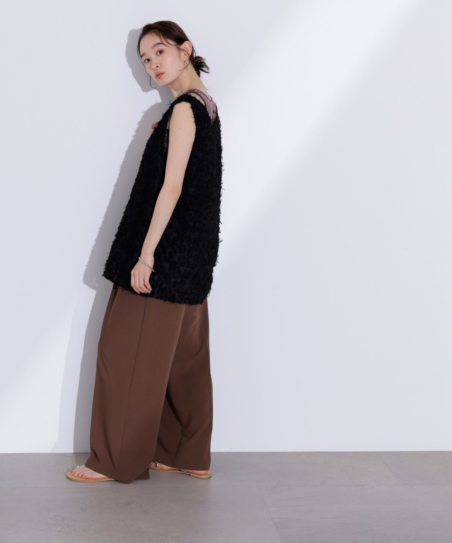  「フェザートップス＆ベロアアメスリ」|Tシャツ・カットソー|